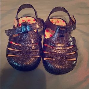 Toddler Girls Blue Jelly Shoes 💙🦋